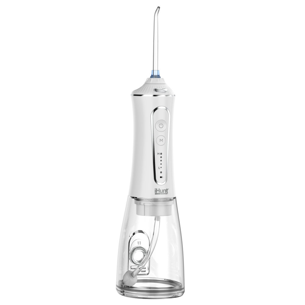 Set complet ingrijire orala iHunt OralCare Duo, include Periuta de dinti electrica sonica BT-02 (2000 mAh, 5 moduri, 4 capete periere, autonomie pana la 400 min) si Irigator bucal portabil HF-P [7]