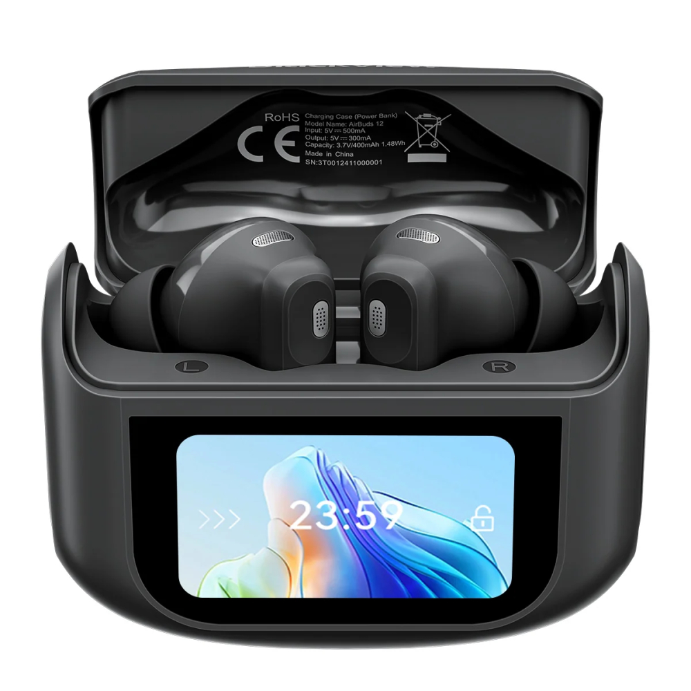 Blackview AirBuds 12 IPX7 Waterproof ANC/ENC Noise Cancellation In-ear TWS Earbuds Black [2]
