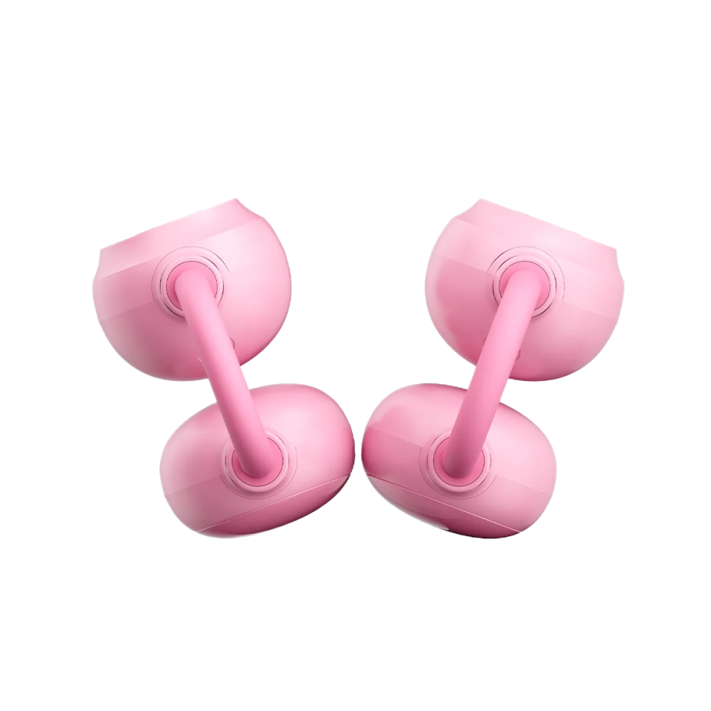 Casti Wireless Blackview AirBuds K1 IPX4 Waterproof Kids Open-Ear Clip-On Earbuds Built-In Lanyard Pink [3]