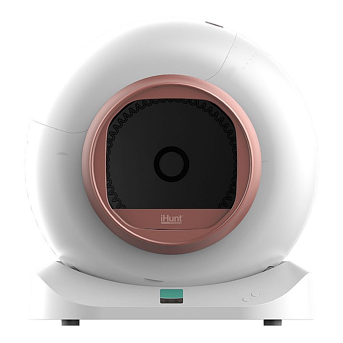 Litiera Automata iHunt Smart Cat Litter V4 pentru pisici, control Wi-Fi, sterilizare, senzori, Pink [2]
