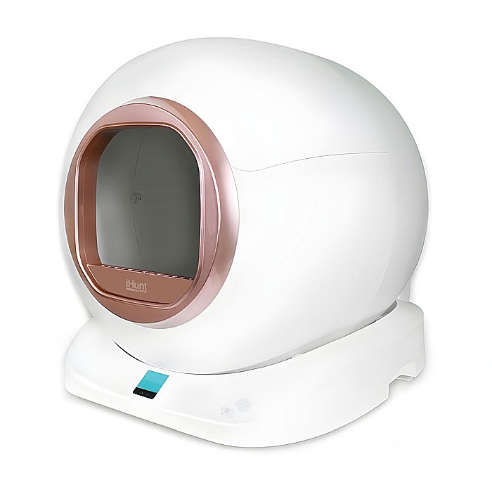 Litiera Automata iHunt Smart Cat Litter V4 pentru pisici, control Wi-Fi, sterilizare, senzori, Pink [4]