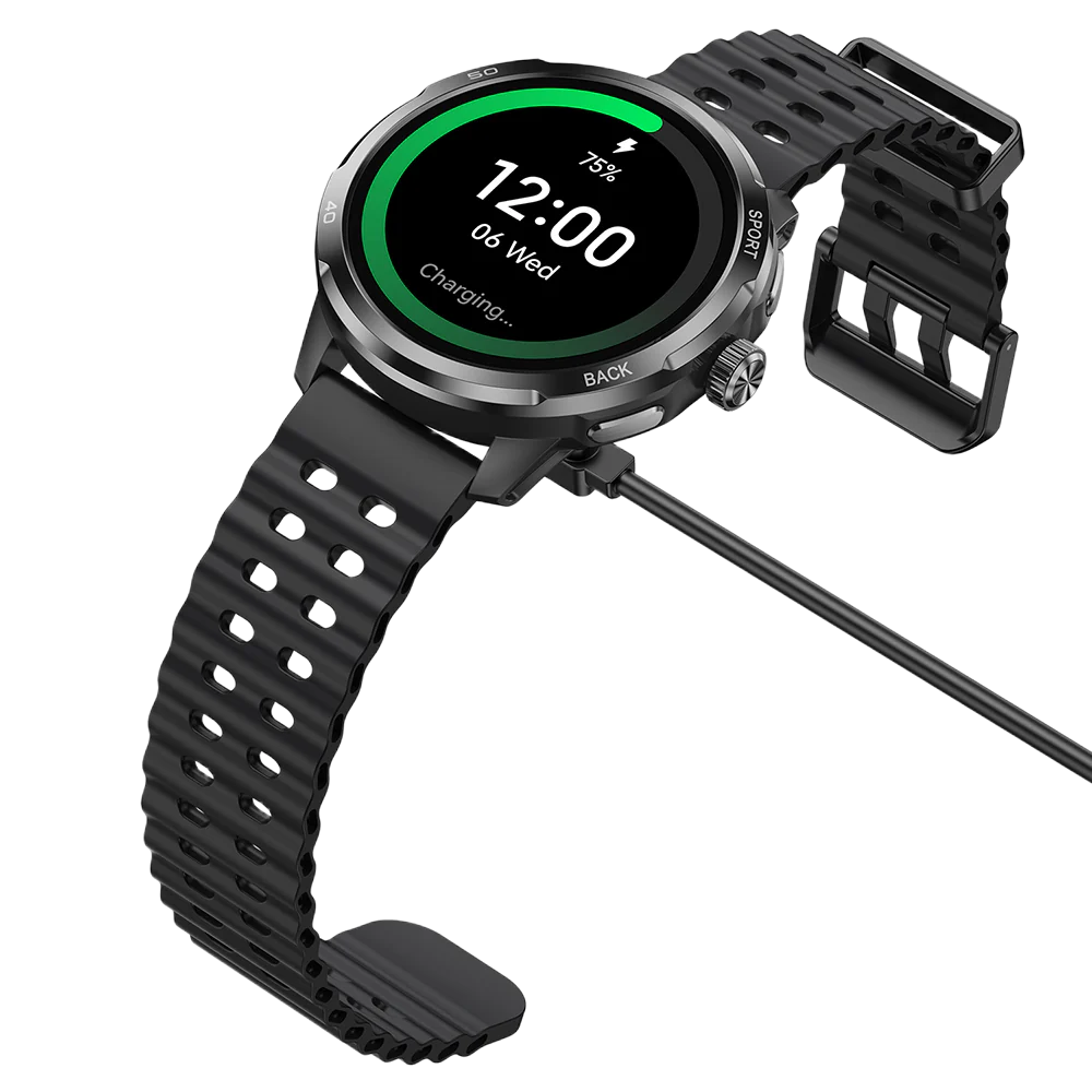 Ceas smart Ulefone Armor Watch Pro 48mm, 1.5" AMOLED, 410mAh, 5ATM, Waterproof + 2 curele [5]