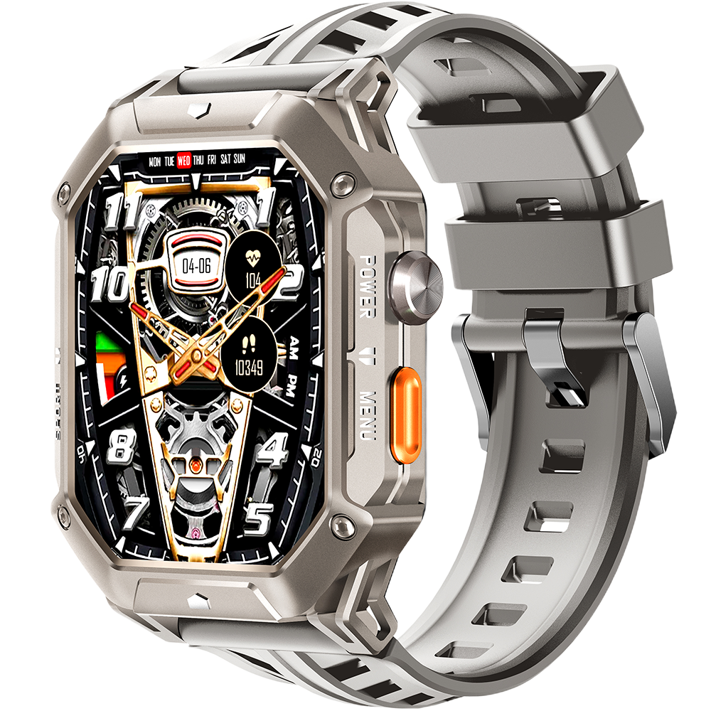 Ceas rugged Oukitel BT80 2.13-inch AMOLED 1000mAh 5ATM Waterproof Titan [3]