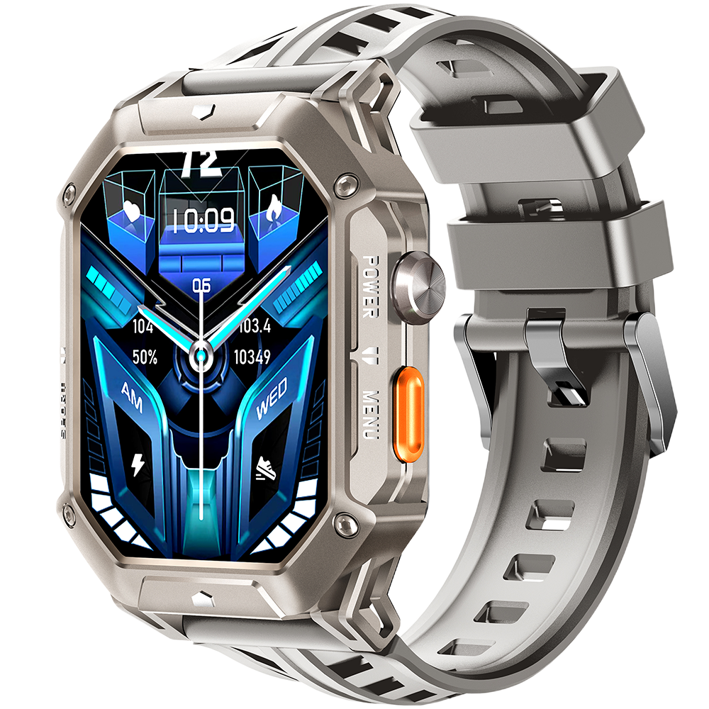 Ceas rugged Oukitel BT80 2.13-inch AMOLED 1000mAh 5ATM Waterproof Titan [2]