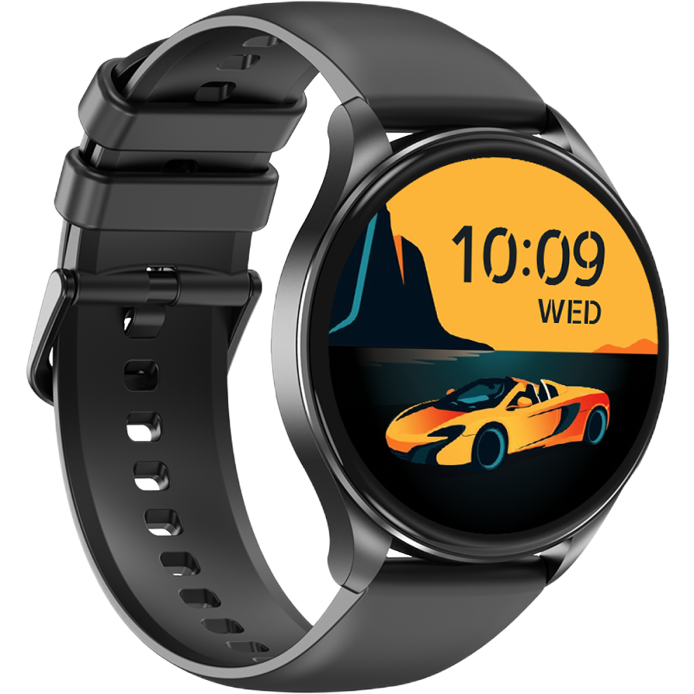 Ceas smartwatch Blackview X20, 1.43-inch AMOLED, Heart Rate & Oxygen Monitor, Microfon pentru Apeluri, Aplicatie Android / iOS, Black [4]