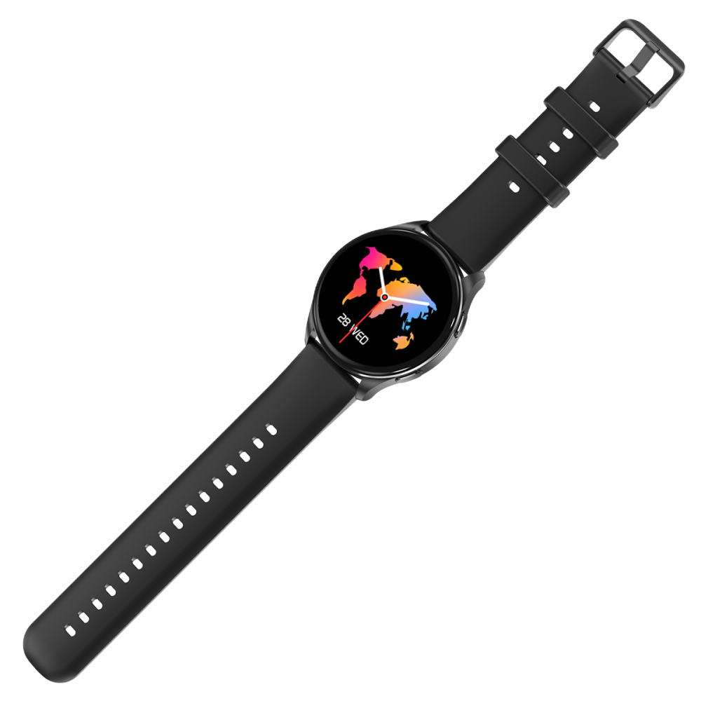 Ceas smartwatch Blackview X20, 1.43-inch AMOLED, Heart Rate & Oxygen Monitor, Microfon pentru Apeluri, Aplicatie Android / iOS, Black [6]