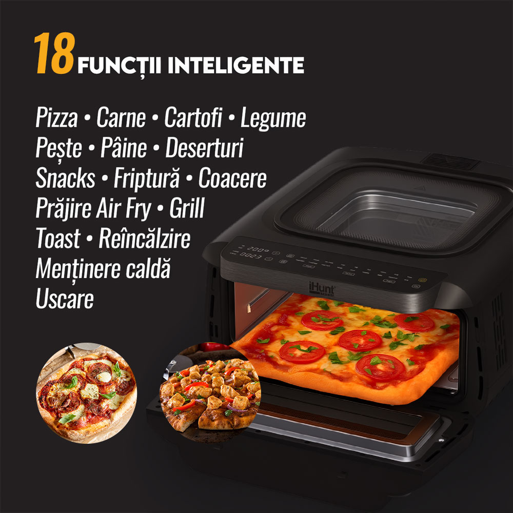 Resigilat cuptor iHunt Bro Pizza Air Fryer ULTRA FAST [4]