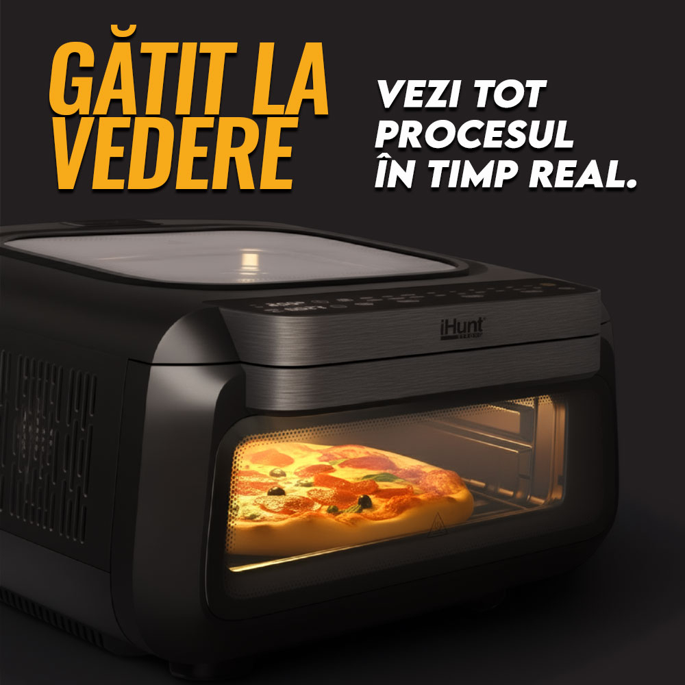 Resigilat cuptor iHunt Bro Pizza Air Fryer ULTRA FAST [6]