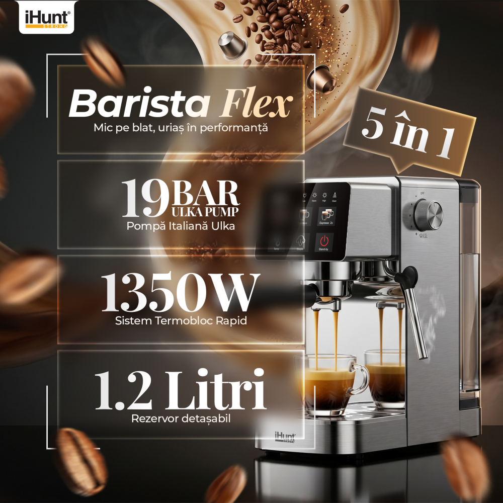 Resigilat espressor iHunt Bro Barista Flex 5 în 1 [2]