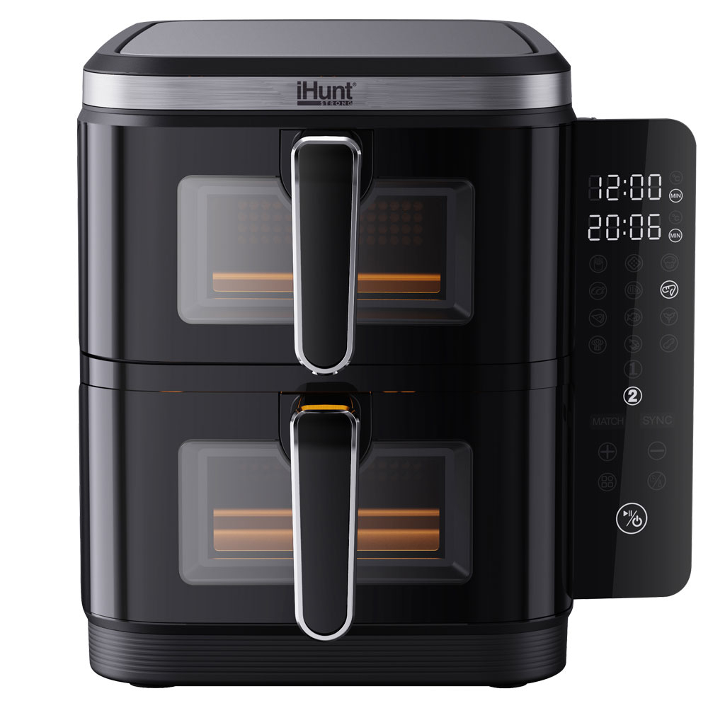 Friteuza cu aer cald iHunt Bro Air Fryer 11L Dual Stack [10]