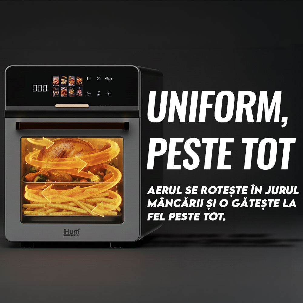 Friteuza cu aer cald iHunt Bro Air Fryer Oven 18L [6]