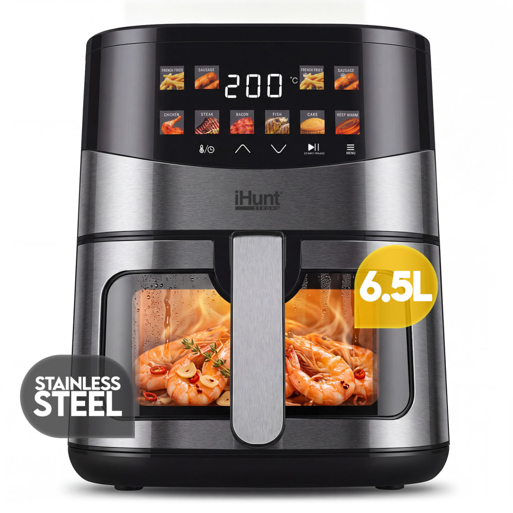 Friteuza cu aer cald iHunt Bro Air Fryer Ultra 6.5L
