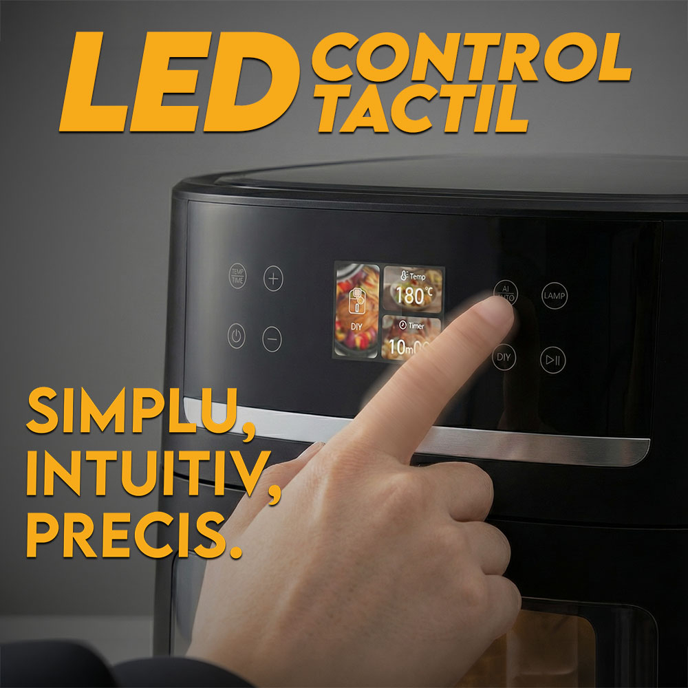 Resigilat friteuza cu inteligenta artificiala iHunt Bro Air Fryer AI Chef [8]