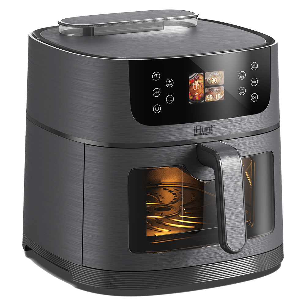 Friteuza cu aer cald si rotisor iHunt Bro Air Fryer AI Steam [3]