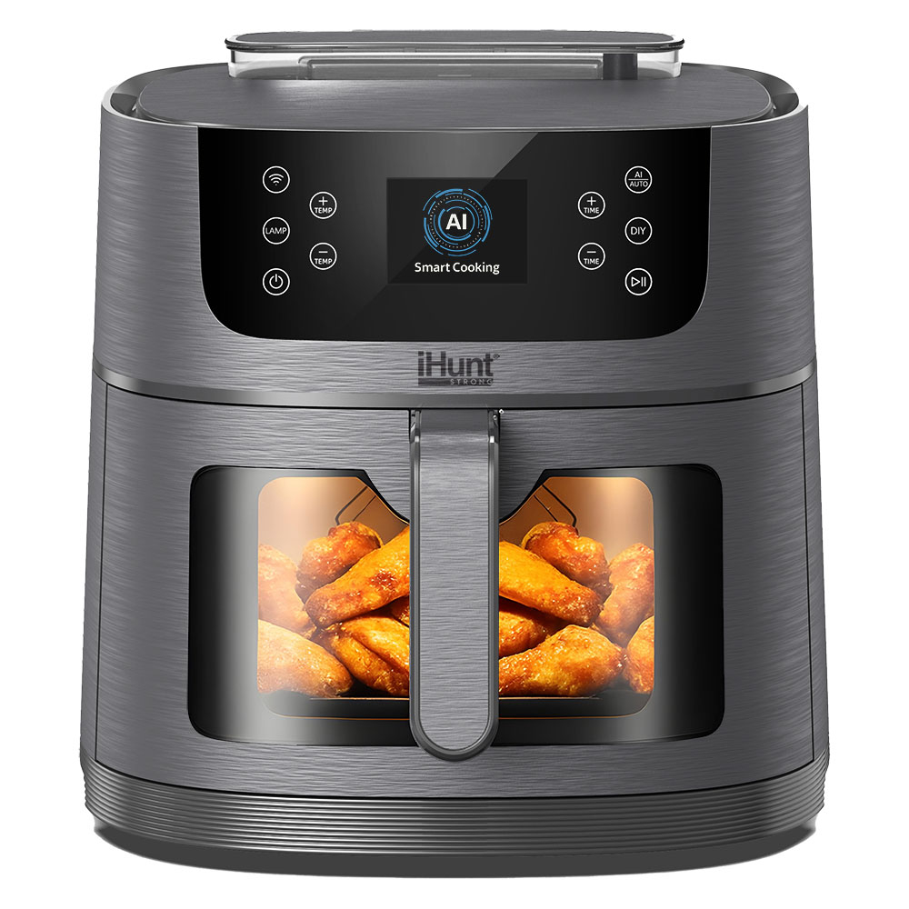 Friteuza cu aer cald si rotisor iHunt Bro Air Fryer AI Steam [1]