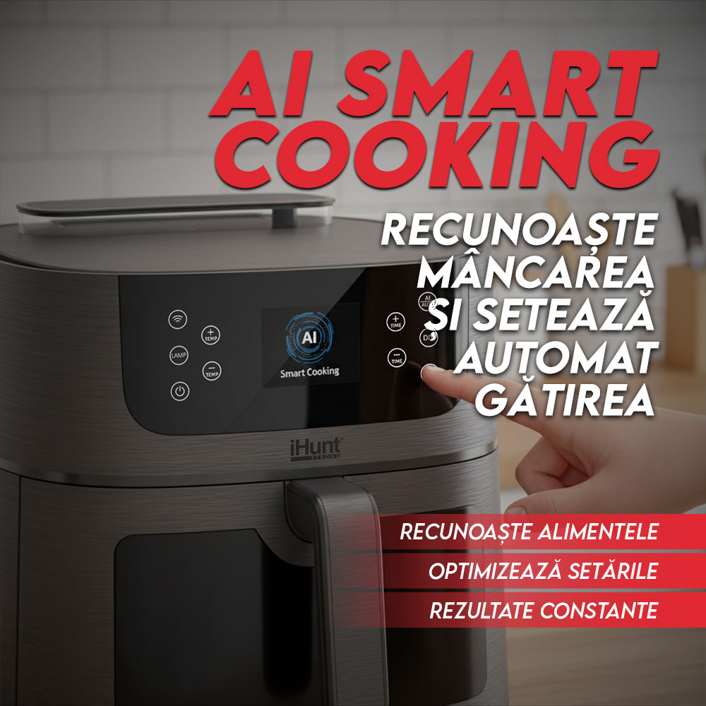 Resigilat Friteuza cu aer cald si rotisor iHunt Bro Air Fryer AI Steam [5]