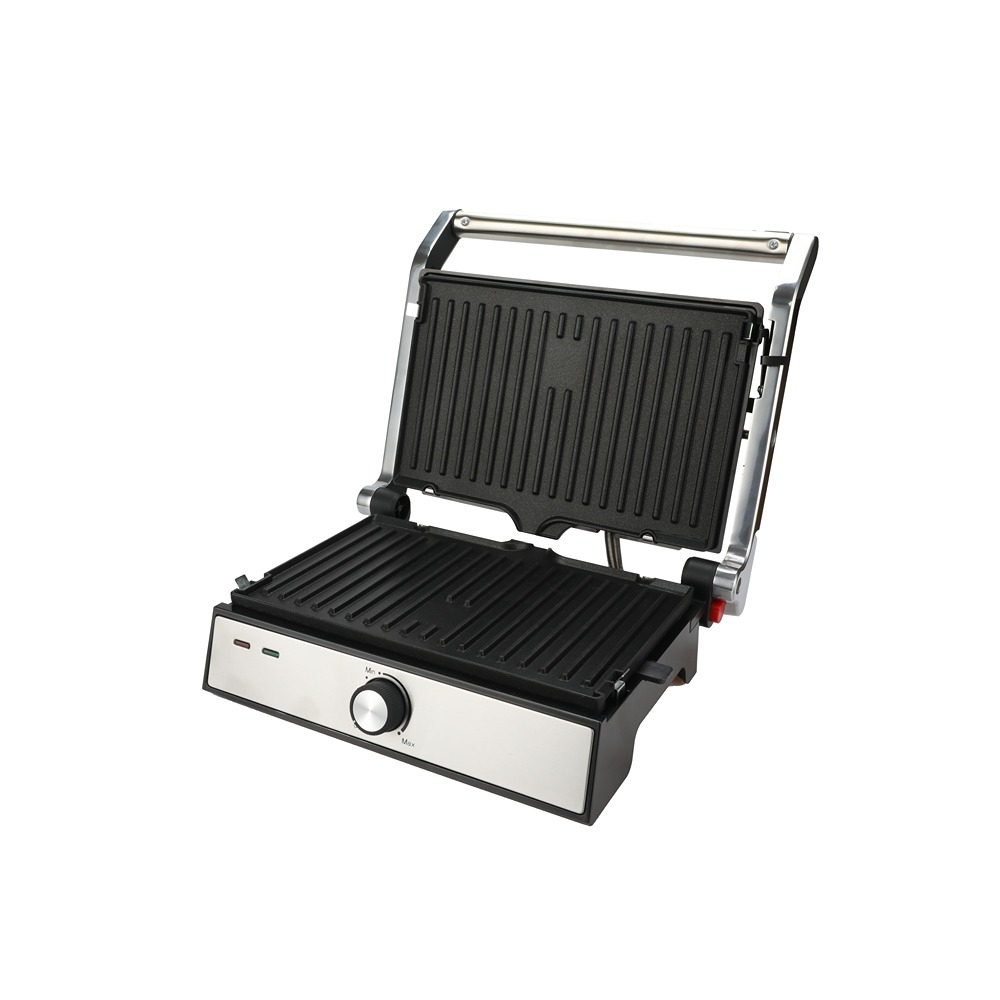 Grătar electric iHunt Bro Dual Grill XXL, 1500W, Deschidere 180°, Plăci detașabile [6]