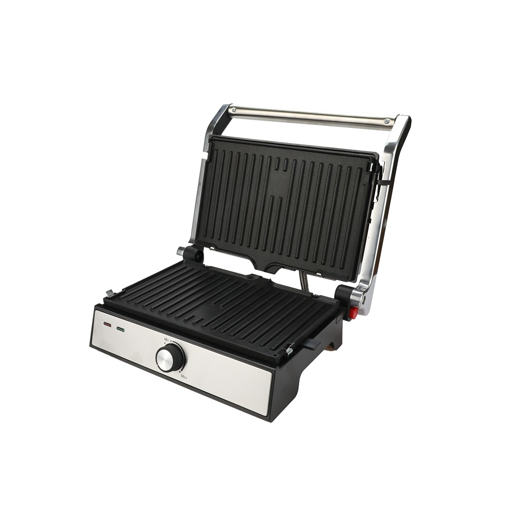 Grătar electric iHunt Bro Dual Grill XXL, 1500W, Deschidere 180°, Plăci detașabile [5]