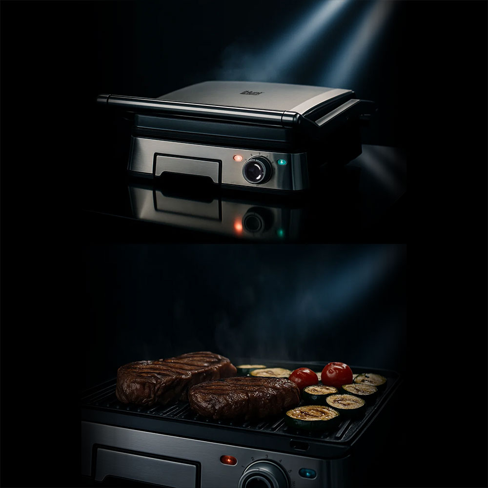 Gratar electric iHunt Bro Dual Grill XXL [3]