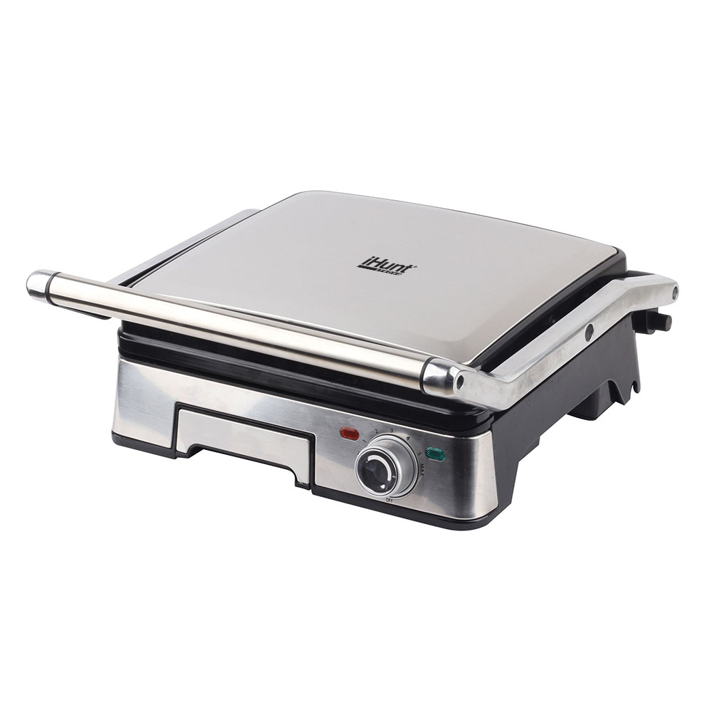 Resigilat Gratar electric iHunt Bro Dual Grill XXL [7]