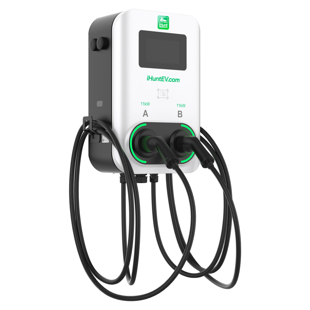 iHunt EV Dual AC Wallbox 2x11kW (11kW + 11kW) 2x Type 2 [6]