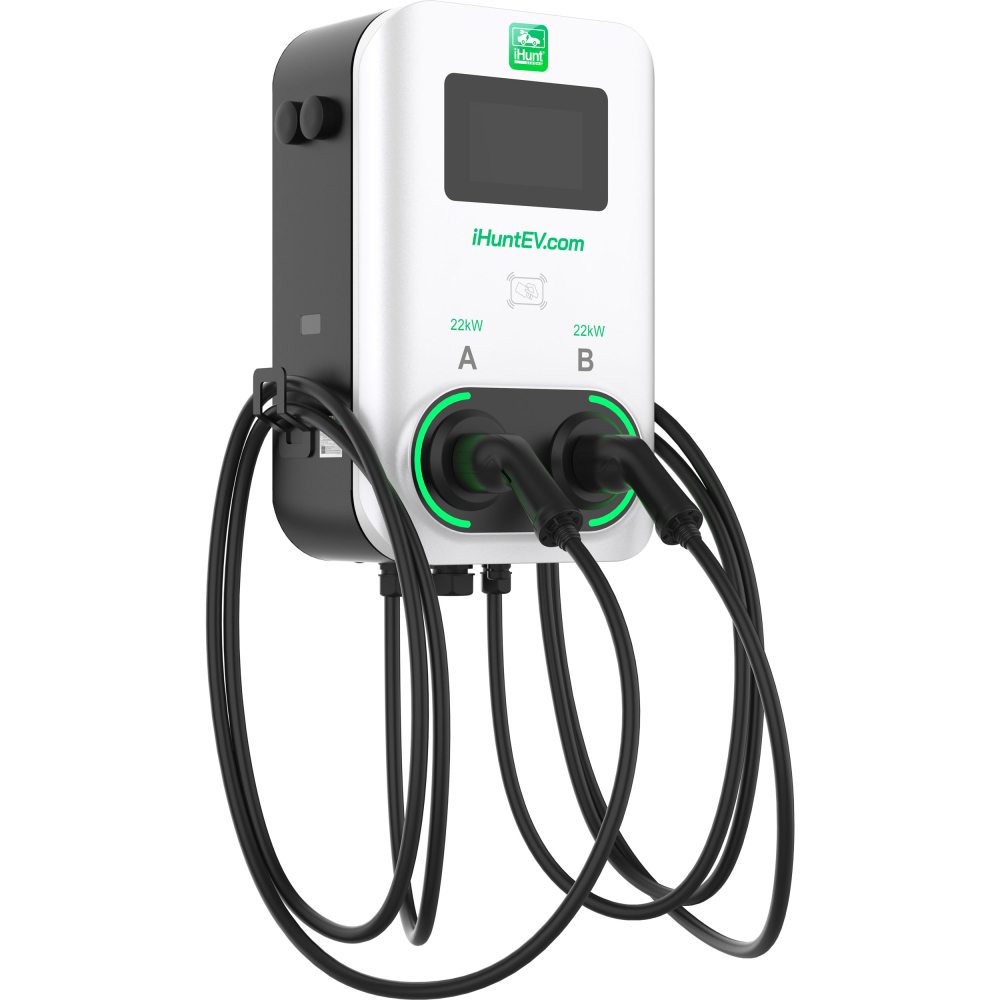 iHunt EV Dual AC Wallbox 2x22kW (22kW + 22kW) 2x Type 2 [6]