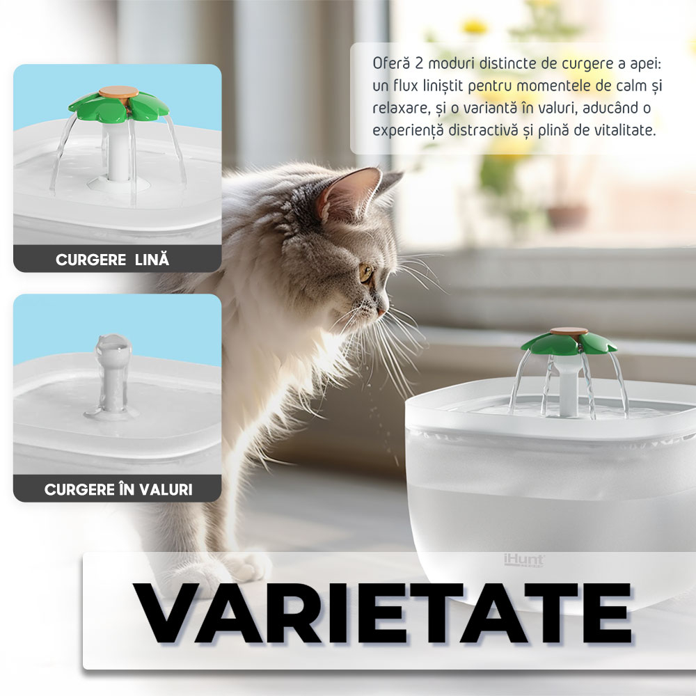 iHunt Smart Pet Care Pack, Hranitor automat 3L si fantana apa 2L pentru animale de companie [7]