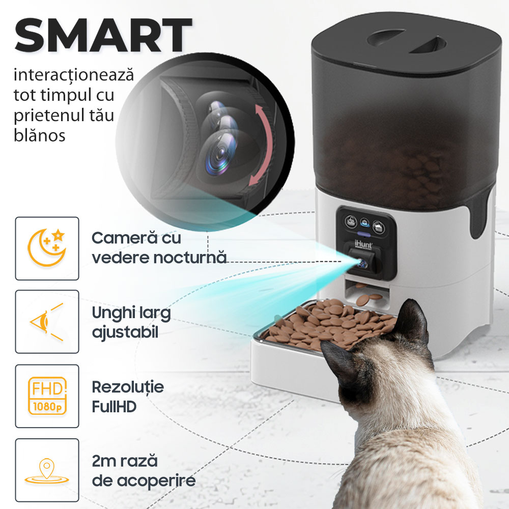 iHunt Smart Pet Feeder 6L Cam [7]