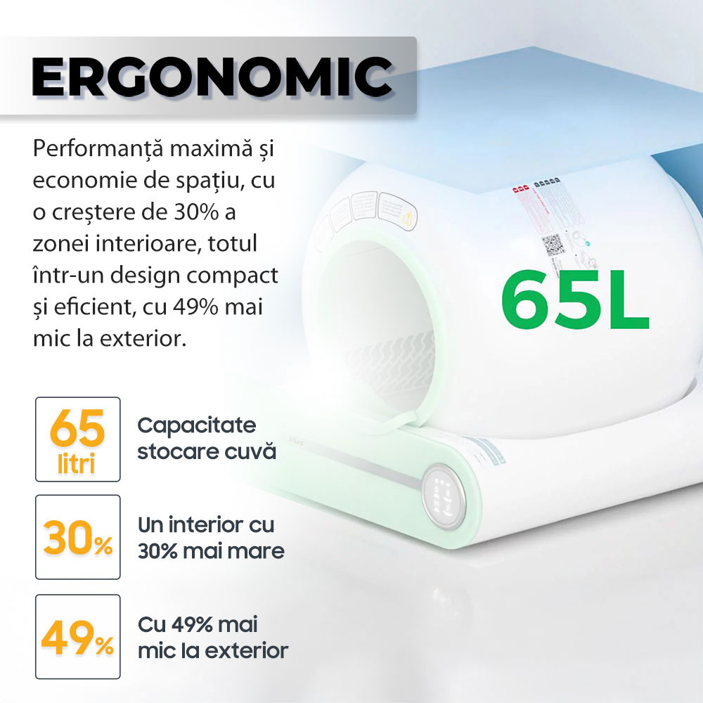 Litiera Automata iHunt Smart Cat Litter V1, pentru pisici [4]