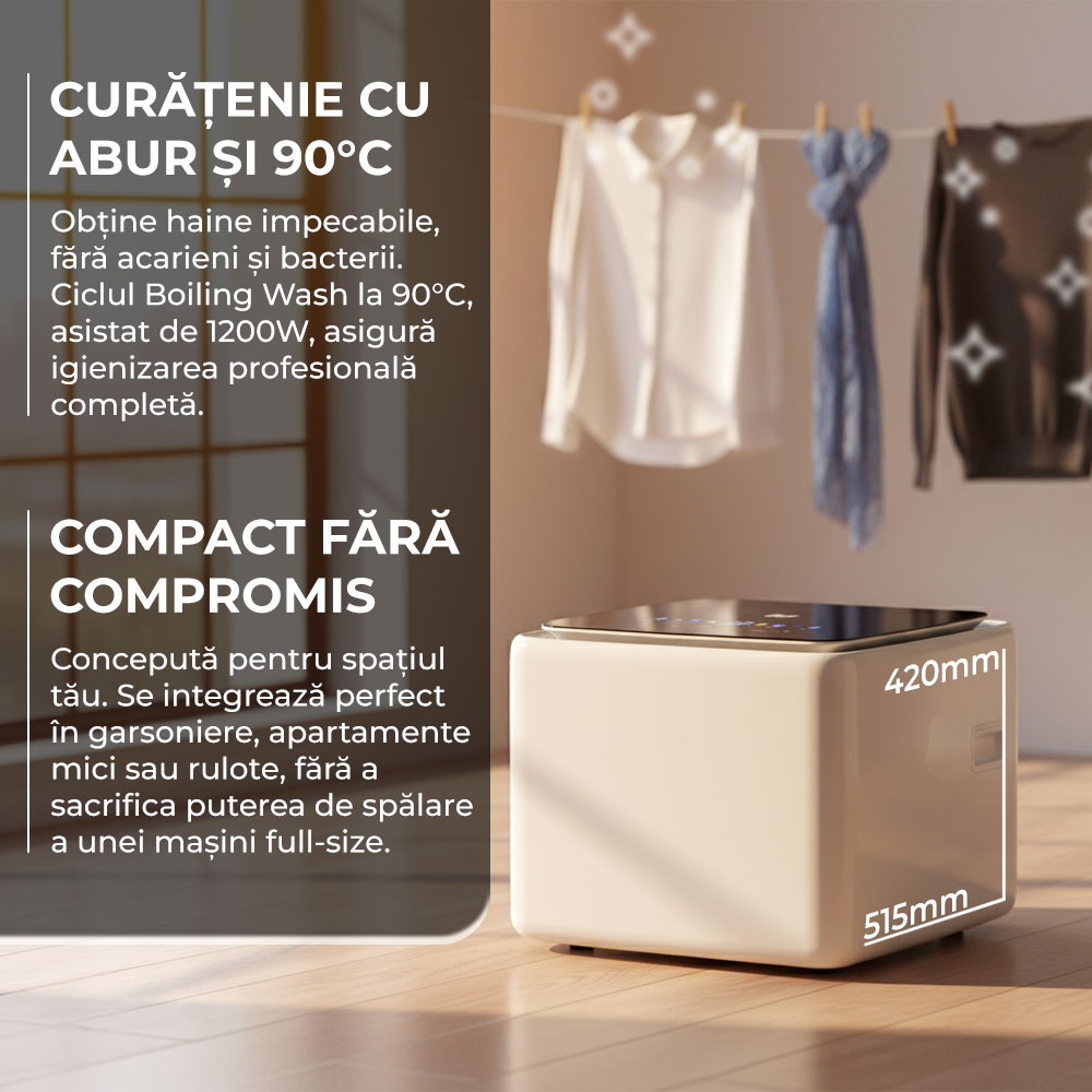 Masina de spalat rufe automata iHunt Bro Wash Compact Profesional [3]