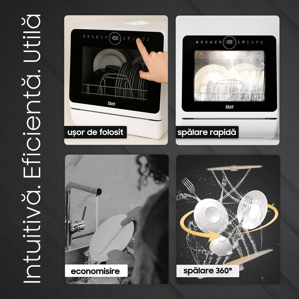 Masina de spalat vase compacta iHunt Bro Dishwasher Xpert [6]