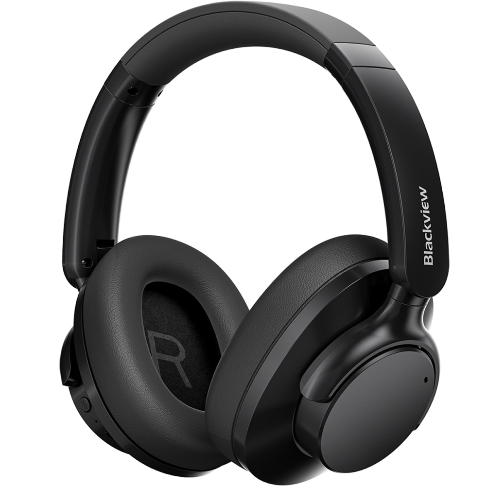 Casti wireless Blackview Fitbuds H1, BT 5.4, Hybdrid ANC, 40mm, 20Hz - 20kHz, HI-Res, Black [1]