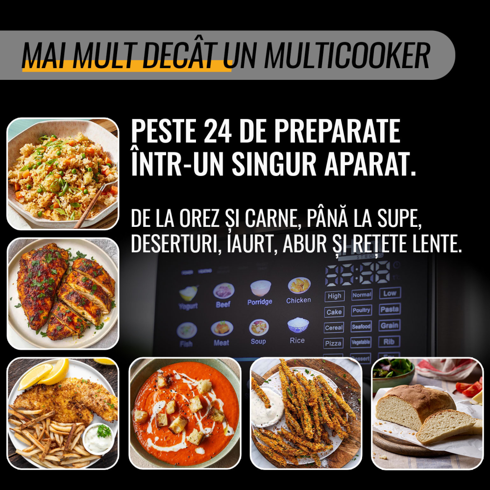 Oala electrica sub presiune iHunt Bro Multicooker 8L Ultra [4]