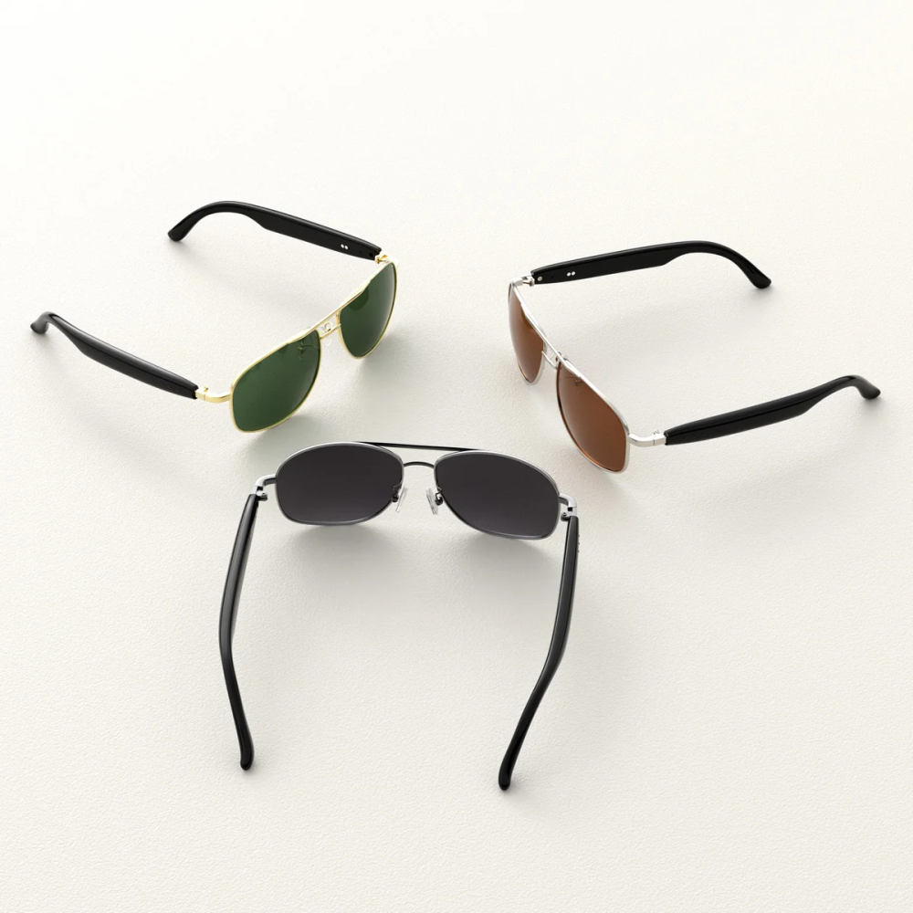 Ochelari de soare Blackview D1 Pro Silver, Protectie UV, Bluetooth 6.0, Dual Speaker, Microfon Noise-Canceling, Apeluri, Pana la 6 ore Autonomie [2]