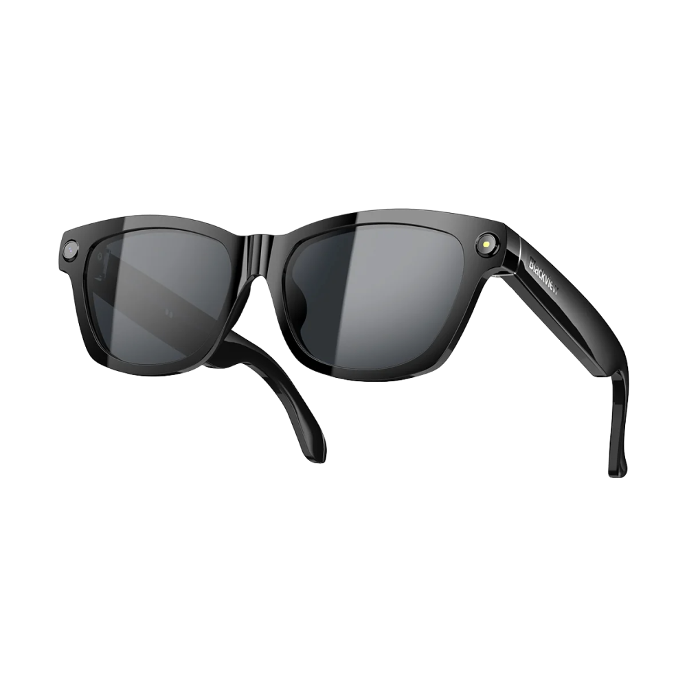 Ochelari Smart Blackview BV100 AI Smart, Camera 8MP Full HD, Bluetooth 5.4 + WiFi, Stereo, Microfon, Noise Reduction, 220mAh, Black [4]