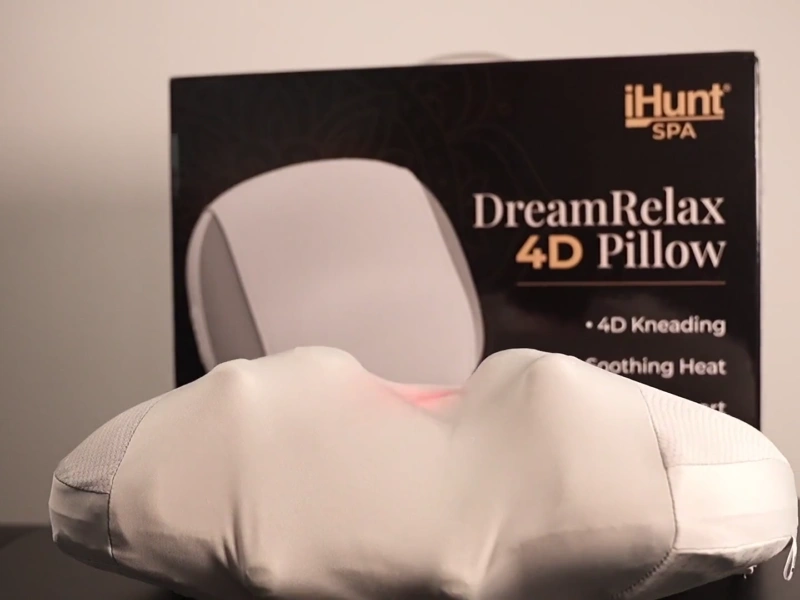 Perna de masaj cervical si lombar iHunt SPA DreamRelax 4D Pillow, Masaj prin framantare 4D, Incalzire infrarosu, Auto & Acasa [2]