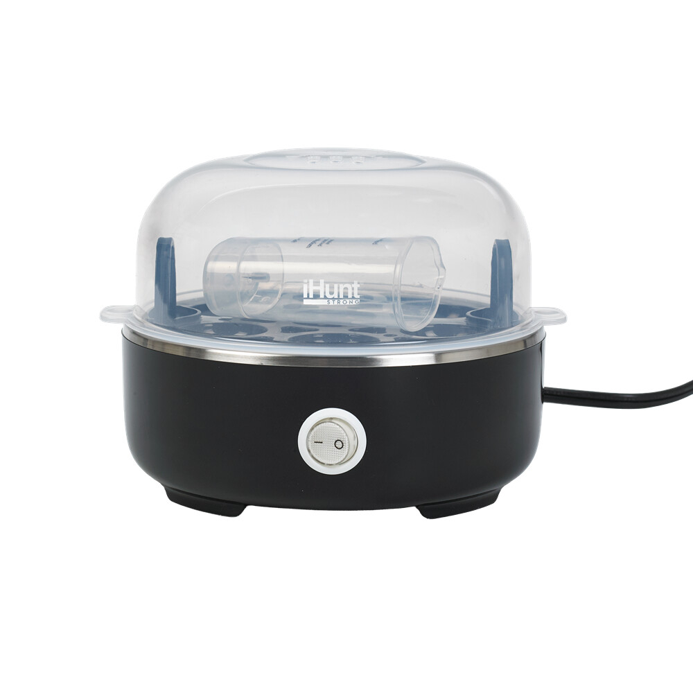 Fierbător ouă iHunt BRO Egg Boiler, Capacitate 7 ouă, Bază Inox, Oprire Automată, Alertă Sonoră, Tăvițe Non-stick, Fără BPA [7]