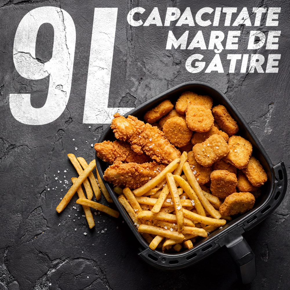 Resigilat Friteuza cu aer cald iHunt BRO Air Fryer II Ultra 9L [6]