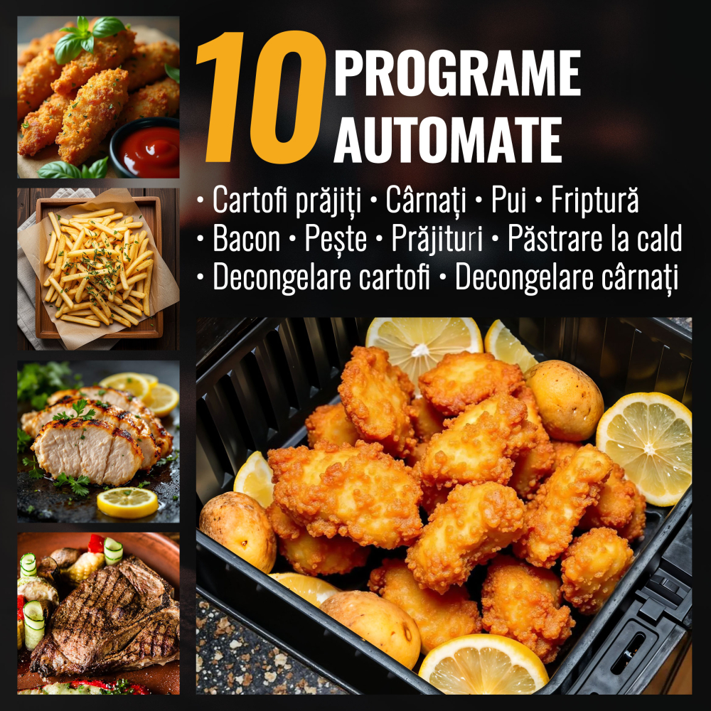 Resigilat Friteuza cu aer cald iHunt Bro Air Fryer Ultra 6.5L [4]