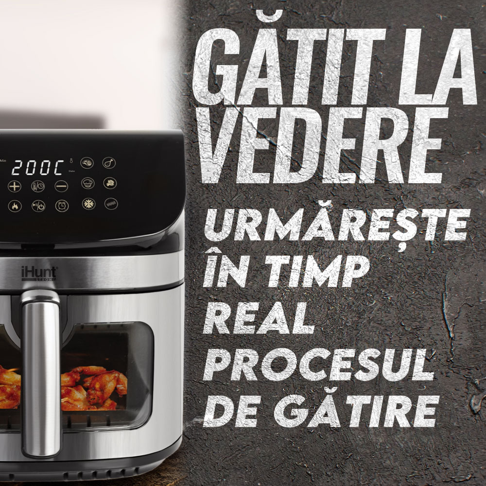 Resigilat Friteuza cu aer cald iHunt Bro Air Fryer Ultra 9L [7]
