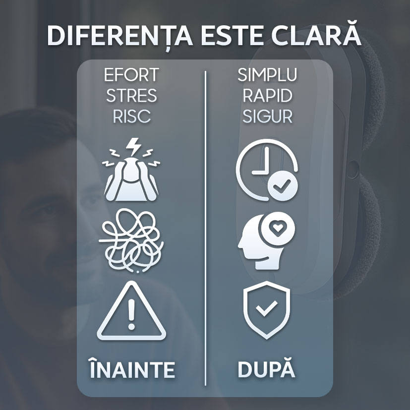 Resigilat Robot curatare geamuri cu pulverizator apa iHunt Smart Window Robot 3 Ultra [9]