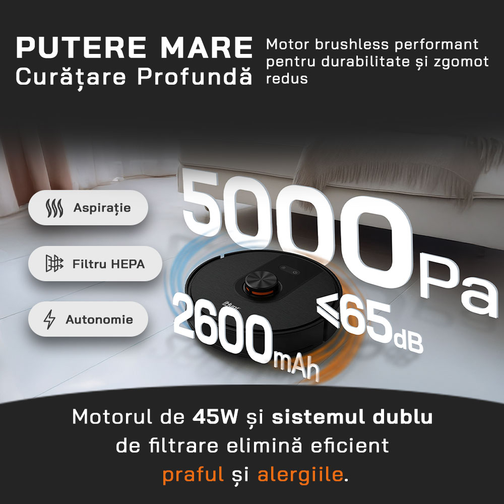 Robot aspirare cu mop iHunt BRO Robo Clean V6 AutoBase [7]