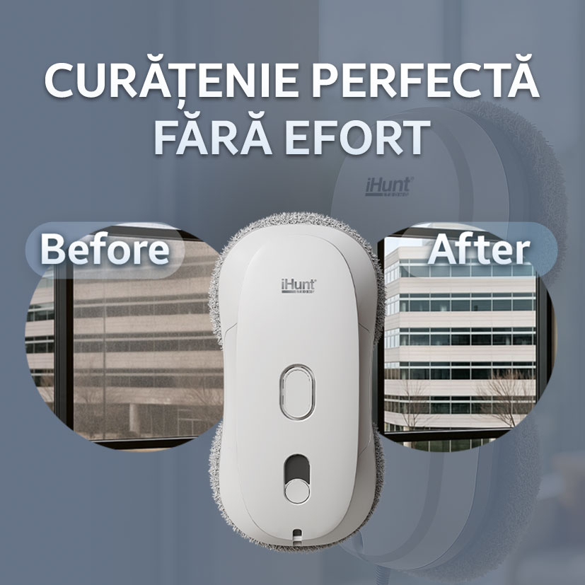 Robot curatare geamuri cu pulverizator apa iHunt Smart Window Robot 3 Ultra [6]