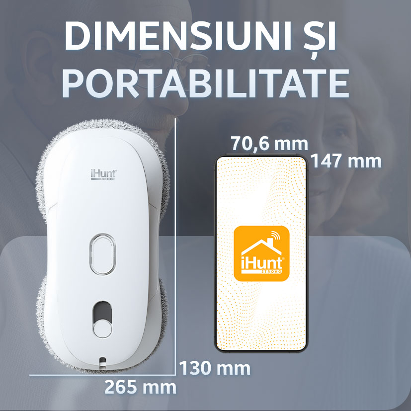 Robot curatare geamuri cu pulverizator apa iHunt Smart Window Robot 3 Ultra [4]