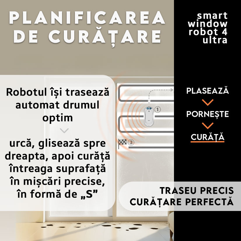 Robot curatare geamuri cu pulverizator apa iHunt Smart Window Robot 4 Ultra [7]