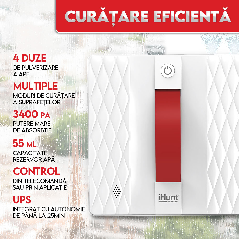 Robot curatare geamuri iHunt Window 5 SUPREME 4X Spray [17]