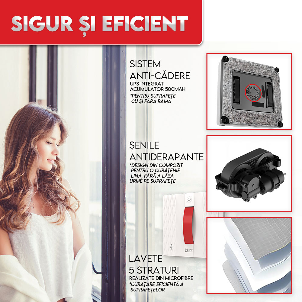 Robot curatare geamuri iHunt Window 5 SUPREME 4X Spray [7]