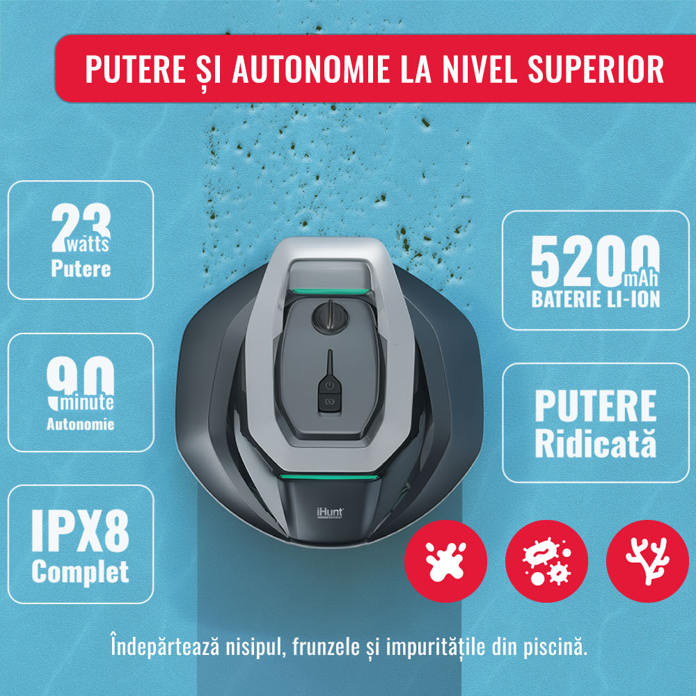 Resigilat robot curățare piscină iHunt BRO Robo Pool Cleaner P5 [7]
