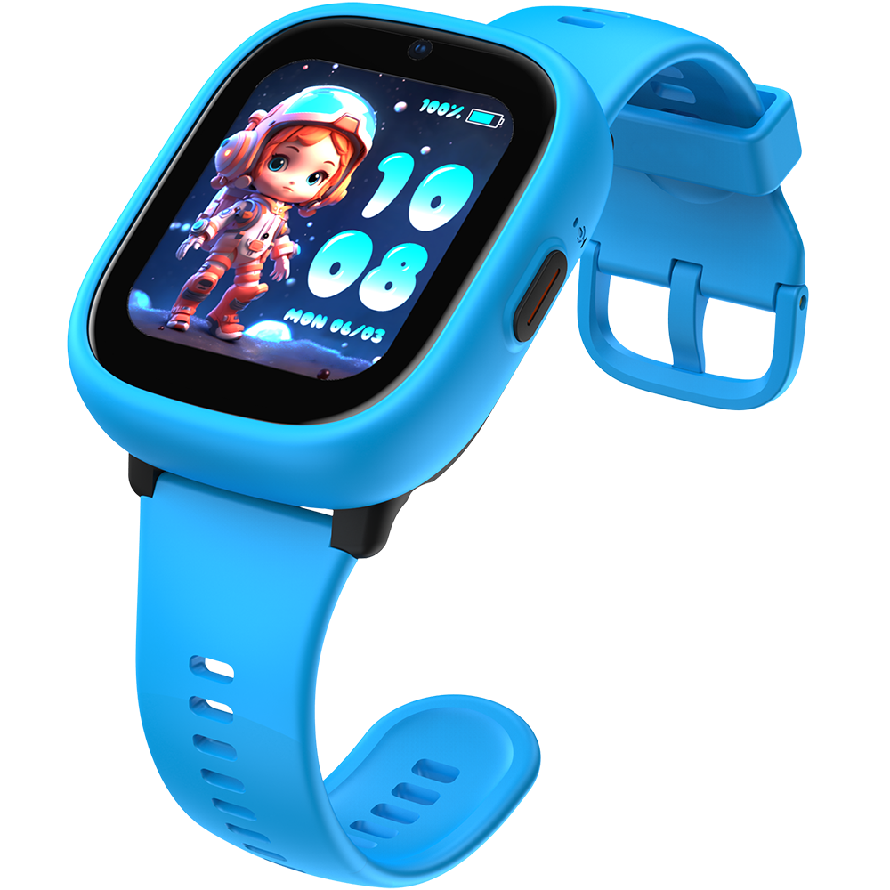 Smartwatch monitorizare copii Lagenio K3 Blue, 4G SIM, 1.7", Localizare GPS cu A-GPS, WIFI, ACC, Alerta Perimetru, Apeluri Video si Voce, Lanterna, SOS, 770mAh [8]