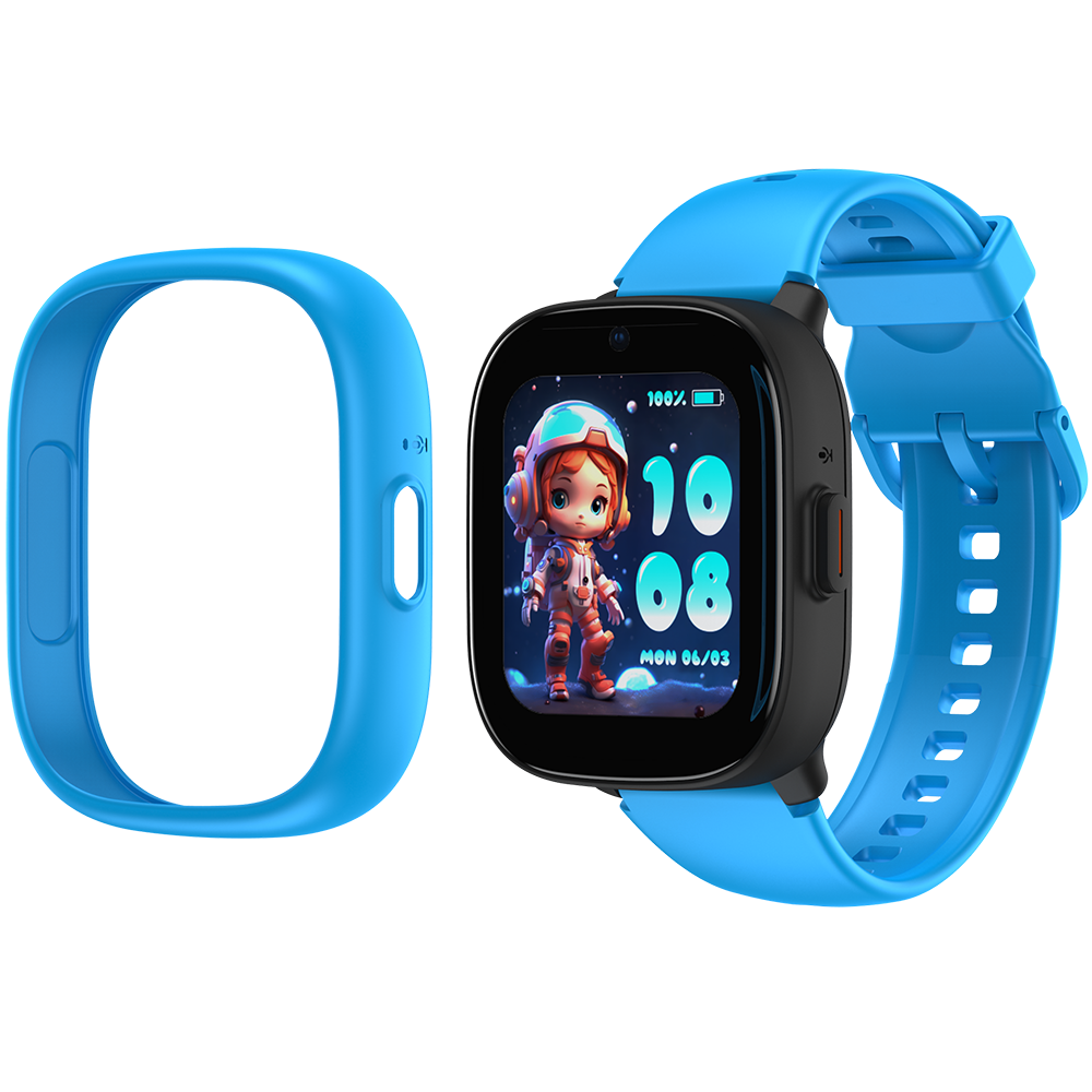 Smartwatch monitorizare copii Lagenio K3 Blue, 4G SIM, 1.7", Localizare GPS cu A-GPS, WIFI, ACC, Alerta Perimetru, Apeluri Video si Voce, Lanterna, SOS, 770mAh [6]